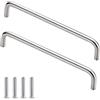CONPHERON 2 pezzi Maniglia ad Arco Maniglia per Cassetti Acciaio Inox Maniglie per Mobili Cucina Maniglia per Porta Armadietti Manopole Cassetto Armadio Maniglia 160 mm