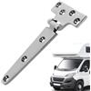 Générique Marine Grade T Hinge, Outdoor Gate Hinges, Cast Strap Hinge, Wrought Iron Door Hinge, Rustproof Cast Strap Hinge for Boat Gates, Rv Doors, Shed and Outdoor Gate Applications