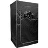 LANTUS Saunas Portatile Sauna Vapore Spa Mini Saune Macchina con Cabina Sauna a vapore Sauna domestica in casa Bagno di vapore Box Sauna per Personale Detoxify Perdere Peso (100 * 80 * 170 cm (nero))