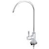 Zerodis Rubinetto a Collo d'Oca con Rotazione a 360°, Rubinetto da Lavello per Cucina, Filtro per Acqua Pura Addolcitore d'Acqua, Materiale in Lega di Zinco, Colore Argento