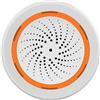 Joskeijky 1 Pezzi Tuya ZigBee Sensore Sirena Suono e Luminoso Intelligente di Sicurezza Domestica Smart Life per Tuya