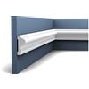Orac Decor Orac Cornice Parete P8020 200 cm x 6 cm x 2,6 cm Poliuretano espanso rigido primerizzato
