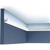 Orac Decor Orac Cornice soffitto parete CX189 Polistirene estruso (HDPS) primerizzato