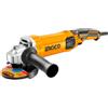 INGCO AG1100385 Flex Smerigliatrice Angolare 125mm 1100W Professionale con Regolazione Velocità 5000-12000 giri/min