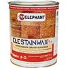 ELEPHANT 750 ml | Impregnante CERATO WAX per legno all'acqua - ELE STAINWAX PRO (Noce chiaro)