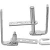HEATSHAKING Cerniere a Gravità per Porte a Battente in Acciaio Inox 304 Chiusura Automatica e Doppia Apertura Ferramenta per Porta Saloon Resistente e Silenziosa Sostituzione Cerniera Porta