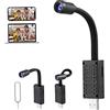 HEALSOPTHY Videocamera Spia Mini Portatile 1080p con Visione Notturna Angolo Larga per Casa e Auto Materiale Abs e Componenti Elettronici Stile Casuale