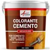 ARCANE INDUSTRIES Colorante per cemento, intonaco, malta. Pigmenti per colorare cemento - ARCACOLORS - 4 kg Nero - ARCANE INDUSTRIES