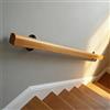 Dawselod 50cm Corrimano in Legno Massello,Montaggio a Muro Antiscivolo per Scale,Ringhiera di Sicurezza Pesante per Gradini Interni ed Esterni,Ideale per Anziani, Bambini e Disabili