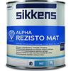 Sikkens ALPHA REZISTO MATT COLORATO 1L IDROPITTURA SIKKENS AD ALTA LAVABILITA' PER PARETI SENZA MACCHIE