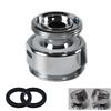 HATOOLHA Adattatore per rubinetto girevole a 360 gradi, da 20 mm maschio a 22 mm filettatura NPT in ottone adattatore per rubinetto purificatore d'acqua connettore aeratore