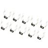 JTQYFI Staffe portatubo LED T8, clip a U in acciaio inossidabile da 10 con rivestimento per portalampade per lampade fluorescenti da 8FT per uso industriale