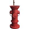 yuwei FINDYU Lavandino con Rubinetto Stile Industriale Idrante A Pavimento Lavandino del Bagno Retro Metallo Ferro Robusto Lavandino (Colore : Rosso)