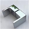 LIZHAYG Pomello Rame Solido Doppio Lato Acqua Doccia Bagno in Vetro Maniglia Quadrata Back-to-Back Bathroom Door Sliding Door Push Pull Maniglia da Porta 6mm Pomelli per Porta (Size : Glossy)