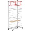 SCEDIL Trabattello altezza di lavoro 5.0 m in acciaio serie SCEDILUX made in italy | SCEDIL