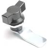 SACVXOKD Serrature a camma a un quarto di giro in lega di zinco for cassette postali, armadietti, serrature a camma con testa ad ala, tipo 1 pz.(28mm-H0-Zinc)