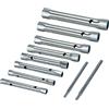 Euronovità EN-220643 Serie di Chiavi a Tubo Classic, 10 Pezzi, 6X7-20X22 mm, Grigio