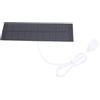 Fdit Caricatore Solare, Pannello Solare Portatile da 1 W. Caricatore da Pannello Solare USB Leggero con Uscita da 5 V per Uso Escursionistico in Campeggio All'aperto