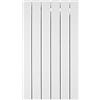 Fondital V693AM06406 Radiatore in alluminio pressofuso Blitz Super B4, 800 mm, 6 elementi, bianco