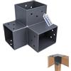 GeZu Impex Connettore per Palo Y 81x81 mm