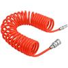 DISCORAMA TUBO FLESSIBILE PER ARIA COMPRESSA 10 METRI, TUBO PER COMPRESSIONE SPIRALATO, TUBO COMPRESSORE FAI DA TE - DISCORAMA®