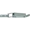 bricoleva.it Chiusura a Leva in Ferro Zincato 60mm. - Fissaggio Contropiastra Orizzontale e Verticale - Fibbie Metalliche con Bloccaggio Meccanico per Custodie e Armadi - PZ.1