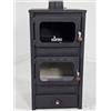 Kupro, graziosa stufa a legna di lusso, tipo camino, per riscaldamento diretto, con forno, 11 KW