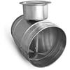 MKK - 10814-02 - Valvola a farfalla, tubo di ventilazione, valvola a farfalla, regolatore dell'aria, Ø 100 mm