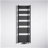 Mai & Mai Radiatore Piatto da Bagno 180x60cm, Radiatore Scaldasalviette Termoarredo da Bagno Riscaldamento Elettrico o da Acqua Calda RHE Scalda Portasciugamani in Acciaio, Antracite