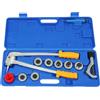 ChiicCluttr Kit di espansione per tubi, strumento di espansione per tubi idraulici, espansore manuale per tubi, 7 teste da 10-28mm, rame alluminio acciaio flessibile, tagliatubo, sbavatore, sistema a freddo