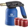 CRISCUOLO Brico Store Saldatore portatile Tornado Accensione Piezo Saldatore Con Cartucce Gas da 190 Gr. Kit Pronto All'Uso, utile per accendere carbone saldare tubi e tutti i lavori di piccola saldatura (3)