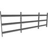 Melko Griglia per finestre e finestre in acciaio, 45 x 100 - 190 cm, protezione anti-effrazione, balcone, finestra del piano terra
