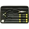 Stanley 1-65-010 Cacciaviti Cushion Grip + Tronchese + Pinza, Std - Ph - Tronchese - Pinza, Set di 4 pz