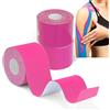 Grunda-Tape Kinesiologico 3 Rotolo,Rosa Tape Sportivo 5m x 5cm Kinesio Taping Taping Kinesiologico Impermeabile ed Elastico Nastro Kinesiologico, cerotto kinesiologico
