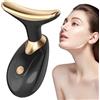 Generic Strumento di bellezza per il viso, massaggiatore elettrico per lifting facciale, strumento per la cura della pelle con testa massaggiante curva per viaggi di lavoro, viaggi, casa e dormitorio