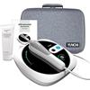 YUNCHI Macchina Per Terapia Ad Ultrasuoni, Dispositivo Portatile Per Massaggio Per Sollievo Muscolare e Articolare, Ingranaggi Di Regolazione a 3 Livelli (Bianco-CS02)