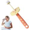 Generic Spazzolino rotondo morbido, spazzolino manuale 360° , pulizia della testa 360° , spazzolino da denti tutto tondo per bambini, bambini, ragazzi