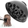 Generic Diffusore universale per capelli, accessorio per asciugacapelli, adatto per diffusore di asciugacapelli regolabile da 1,4 a 2,6 pollici, strumento professionale di styling, diffusore di capelli per lo