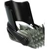 vhbw Attacco a pettine 3-21 mm compatibile con Philips QC5070, QC5053 tagliacapelli, regolabarba - pettine di ricambio grigio/nero/trasparente