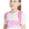 yoneeyo Correttore posturale for bambini - Supporto for la parte superiore della schiena for adolescenti, previene la curvatura e allevia il dolore posture corrector(Pink,Medium)