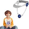 YGMXZL Collare cervicale,Neck Correct,Dispositivo di trazione del collo regolabile 360°,correzione della postura del collo per alleviare il dolore al collo (Bambini trasparente)