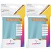 Gamegenic Repos Production GG1044 Prime 7 Wonders Sleeves 67x103mm (80), Clear (Confezione da 2)