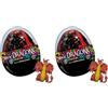 Liscianigiochi- Animali Crazy Science Magic Dragons Collection, Uovo, Drago da Collezione, Multicolore, Small, 97456 (Confezione da 2)