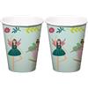 Folat 27603 Biecchieri per feste Fata Biecchieri - Fabulous Fairy - 250 ml - 10 pezzi Usa e getta per feste di compleanno per bambini (Confezione da 2)