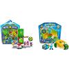 METAZELLS Imc toys METAZELLS Pack 7 Personaggi + 2 Tronchi S1, Personaggi a sorpresa Colezzionabili con Carte, 2 Tronchi, 2 Accesori e 1 Leaflet +3 Anni & Catapult-Trike Arancio + Personaggio Hoppy S1