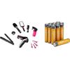 Theo Klein Braun Set Parrucchiere, phon suoni, 3+ anni, & Batterie AAA Alcaline Amazon Basics 12 pz, 10 anni