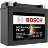 Bosch 0986FA1070 - Batteria per Moto, 18 Ah, 250 A, Tecnologia Gel, Batteria di avviamento in qualità Originale, Resistente ai cicli di conservazione, Non Richiede Manutenzione, Colore: Nero