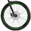 Decalart Kit adesivi per Cerchi Ruote Bici Mtb corsa sport 26 27,5 28 29 Pollici completo 2 ruote decalcomanie sticker filetto strisce L001 (064 Verde Lime, 28-29 Pollici)