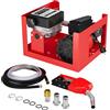 Wiltec Pompa autoadescante per trasferimento diesel gasolio 230V/600W 40l/min Pistola automatica
