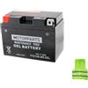 CLICK&GO BATTERIA MOTO YTZ14S 12VOLT 11,2AH AMPERE BATTERIE SCOOTER IN GEL COMPATIBILE CON KT-M Super Adventure T 1290 per anno 2017 al 2017 150X87X110MM FORNITA CARICA E PRONTA PER ESSERE UTILIZZATA